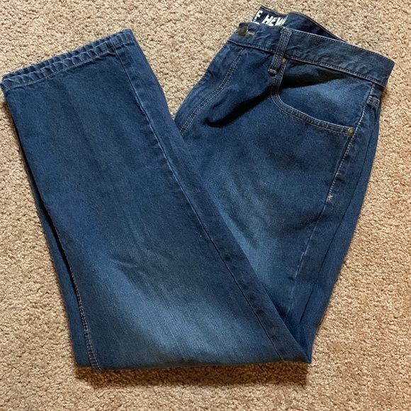 Ruff Hewn Men’s jeans tag shows 38 X 30, see my measurements, good cond - Picture 1 of 7